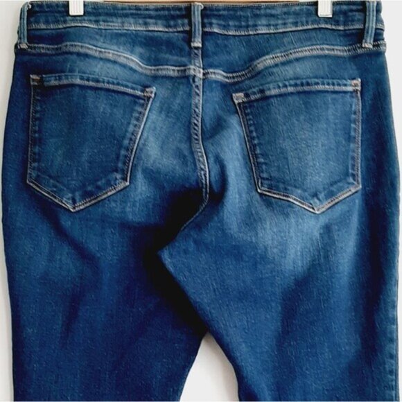 OLD NAVY | Rockstar Super Skinny Mid-Rise Crop Ankle Blue Jeans Sz 16 Petite - Picture 8 of 11